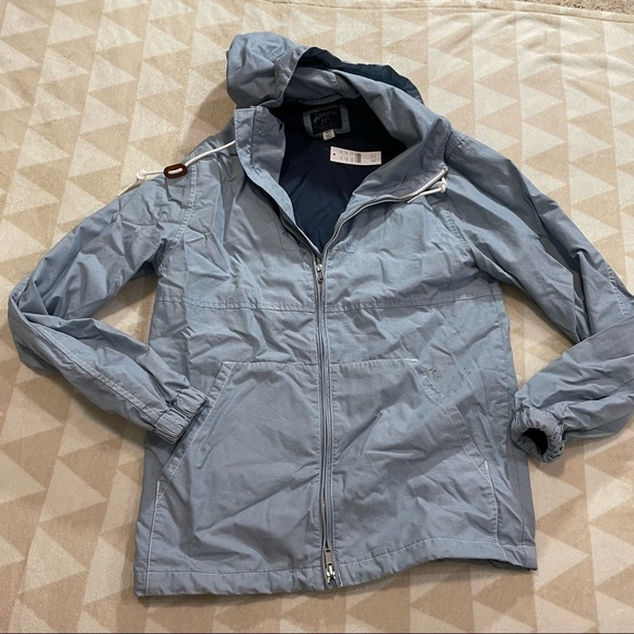 J crew garment dyed full zip anorak jacket - Picture 3 of 5